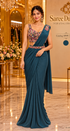 Catalog 18999 Style D designer ready-made saree on model