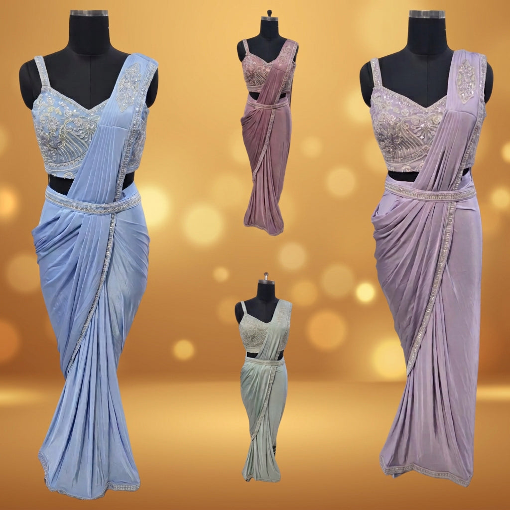 Catalog 19130 original four-color ready-made saree reference