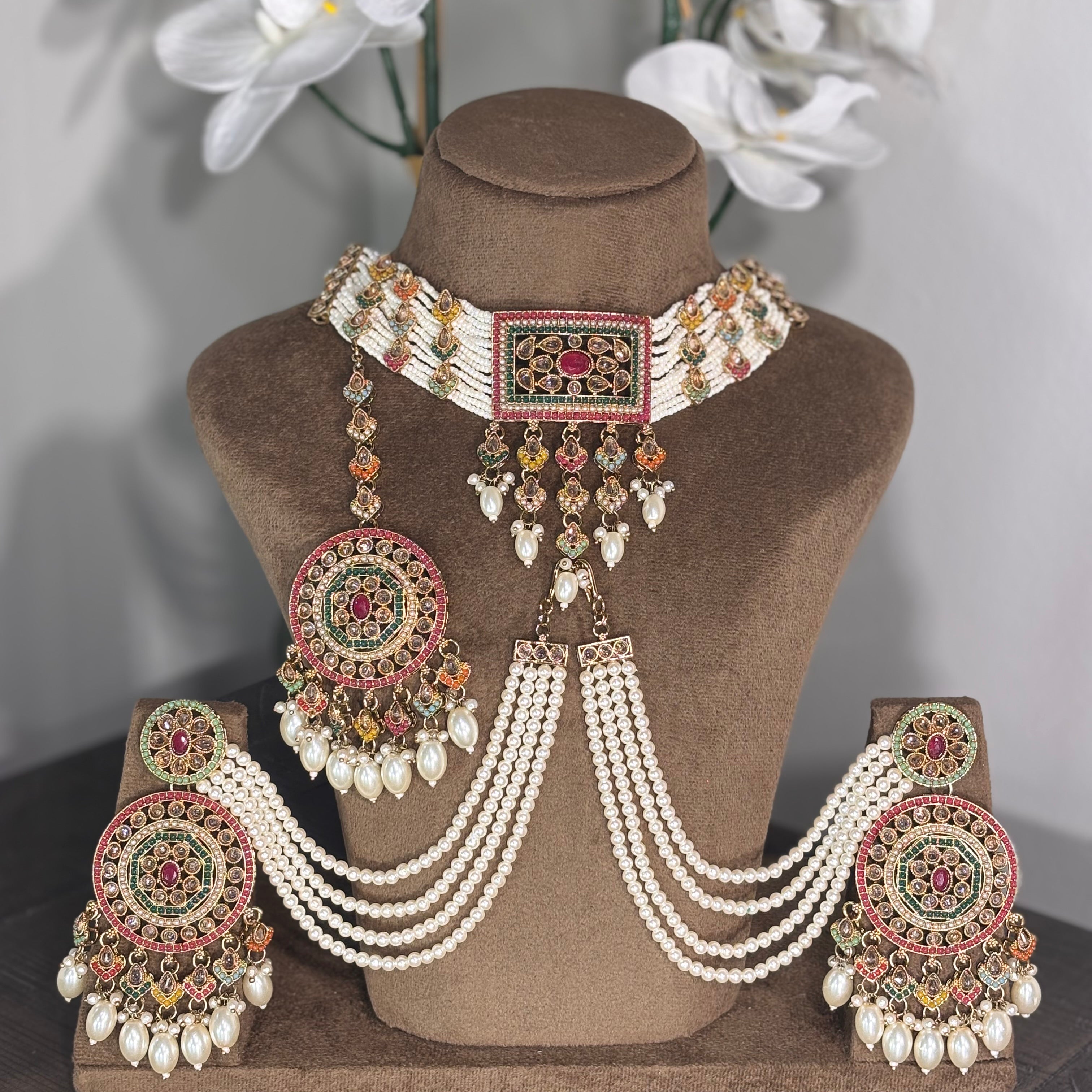 LEXI Necklace Set in Multicolor