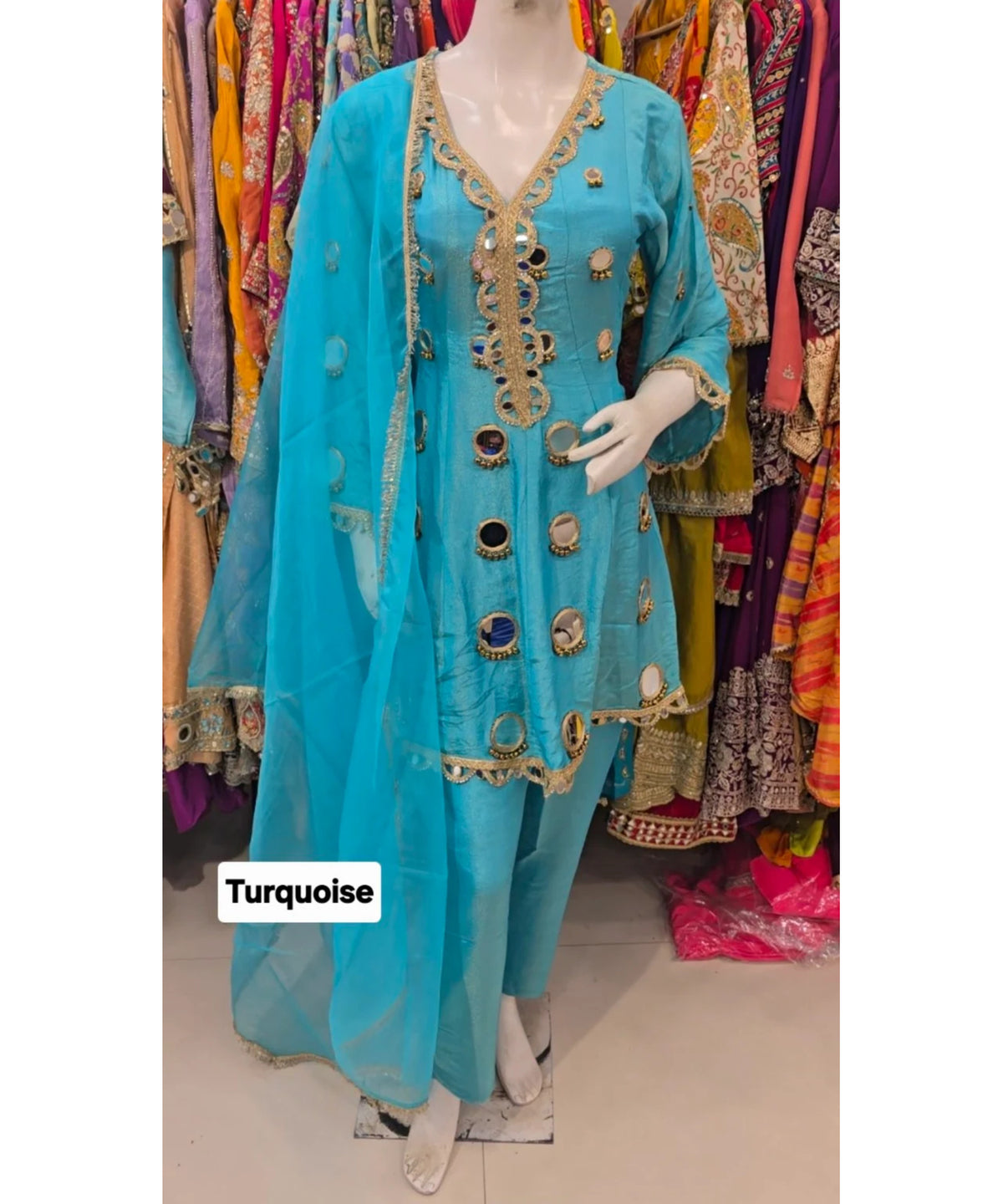 Mirror | Turquoise | original supplied garment photo