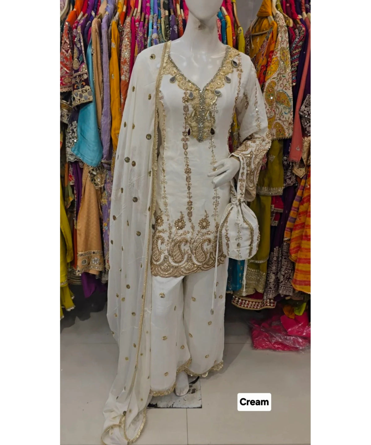 Nagma | Cream | original supplied garment photo