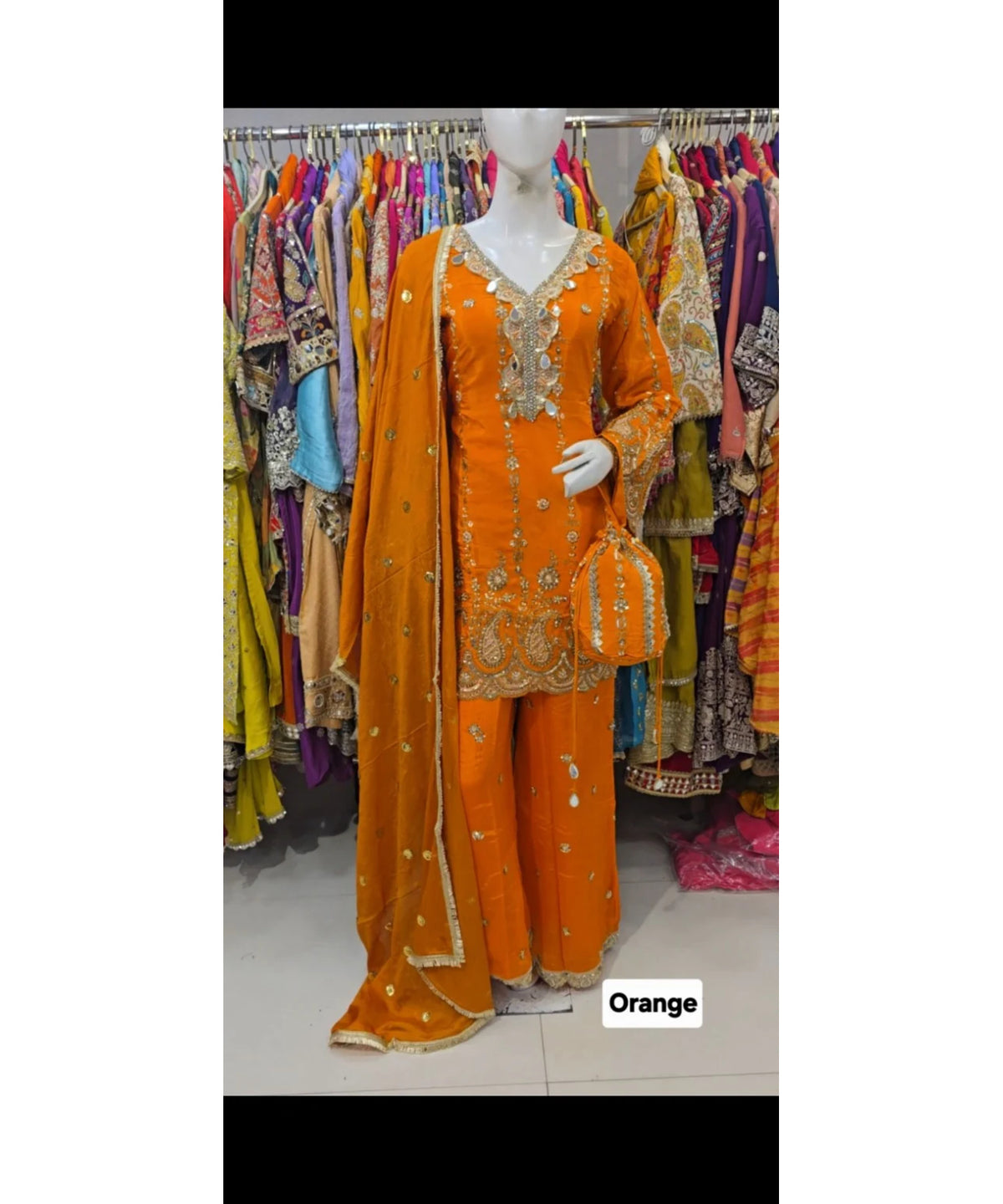 Nagma | Orange | original supplied garment photo