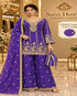 Nagma | Purple | fully stitched embroidered designer suit on Saree Duniya's saved model