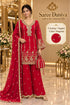 Nagma | Magenta | fully stitched embroidered designer suit on Saree Duniya's saved model