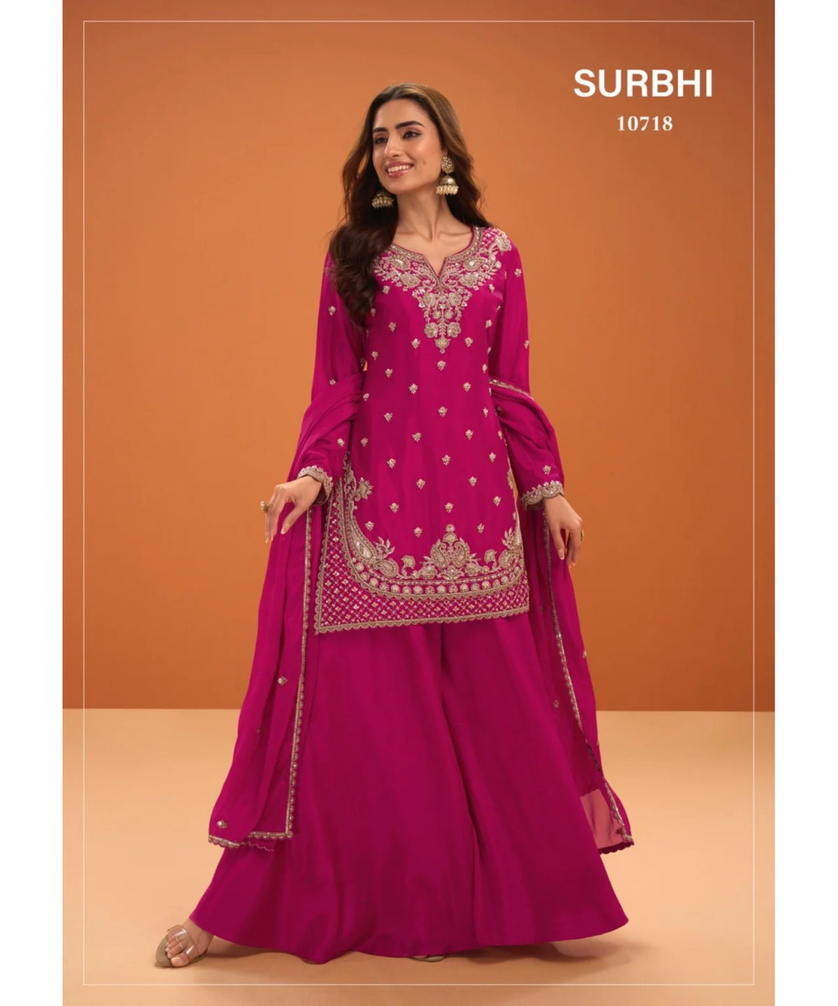 Surbhi 10718 Magenta – original catalog photograph