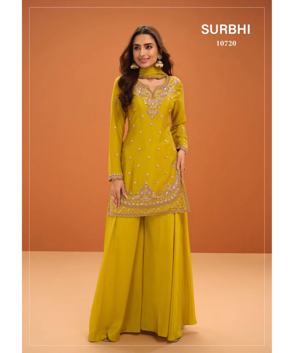 Surbhi 10720 Mustard Yellow – original catalog photograph