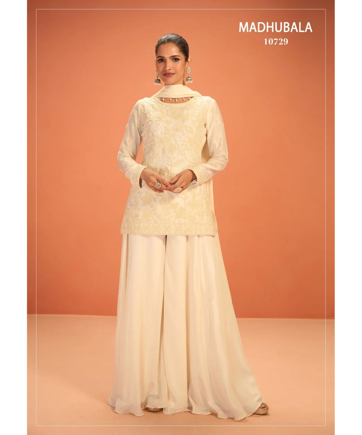 Madhubala | 10729 – Cream | original catalog photograph