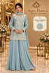Saree Duniya | Catalog Madhubala | 10727 – Blue | styled model view