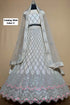 Wish — C – Ivory; original photograph showing the semi-stitched size 44 lehenga and unstitched blouse fabric with scalloped sequin work.