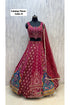 Flavor — Color B, size 40; original full length of fully stitched lehenga with sleeveless blouse.