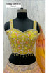 Carnival 2.0 — Style A, size 40; original blouse detail of fully stitched lehenga with sleeveless blouse and coordinating dupatta.