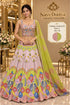 Carnival 2.0 — Style C, size 40; model styling of fully stitched lehenga with sleeveless sweetheart blouse and coordinating dupatta.