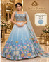Carnival 2.0 — Style B, size 40; model styling of fully stitched lehenga with sleeveless sweetheart blouse and coordinating dupatta.