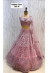 Catalog: Curvv - Exp 11. Pink, size 40. Original front photograph of fully stitched embroidered lehenga.