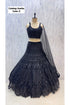 Catalog: Kanika - Exp 11. Color E, size 40. Original photograph of the fully stitched sequin-embellished lehenga, blouse and dupatta.