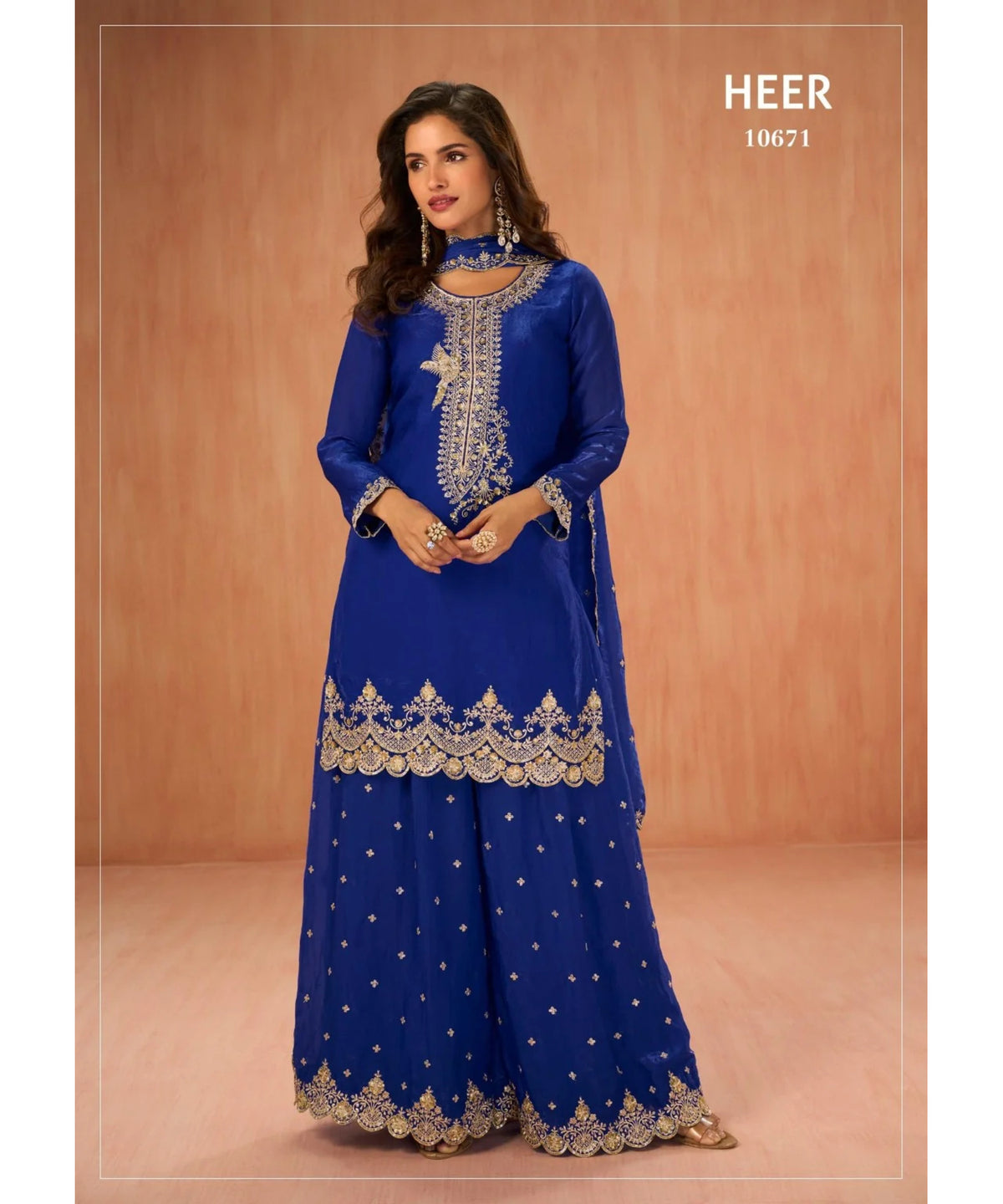 HEER - Exp 11, style 10671, original catalog photo of the fully stitched designer suit
