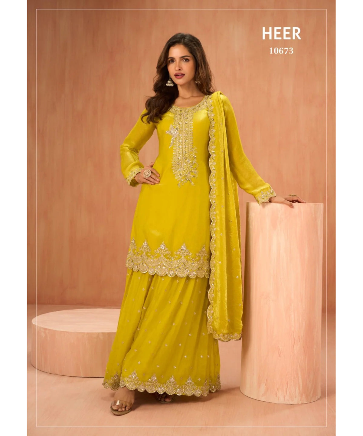 HEER - Exp 11, style 10673, original catalog photo of the fully stitched designer suit