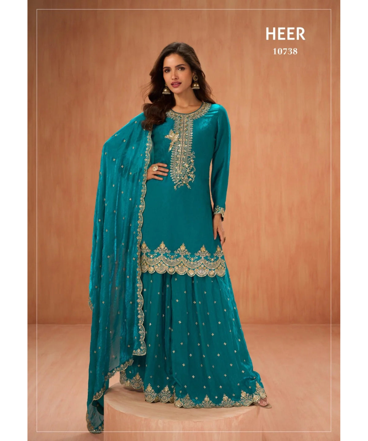 HEER - Exp 11, style 10738, original catalog photo of the fully stitched designer suit