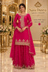 HEER - Exp 11, style 10675, fully stitched fuchsia designer suit on Saree Duniya model