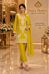 Saree Duniya Panihari designer suit on a model, style 10713; matching trousers and dupatta