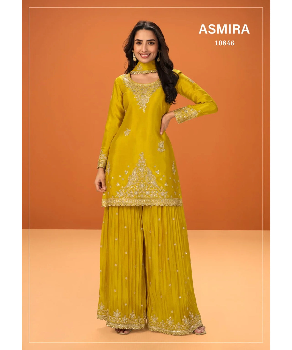Asmira, style 10846, original catalog photo of the fully stitched designer suit