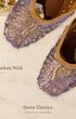 Zarkan Walk (Jutti) — Color B original shoes, embroidery-focused editorial photo