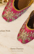 Zarkan Walk (Jutti) — Color E original shoes, embroidery-focused editorial photo