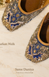 Zarkan Walk (Jutti) — Color H original shoes, embroidery-focused editorial photo