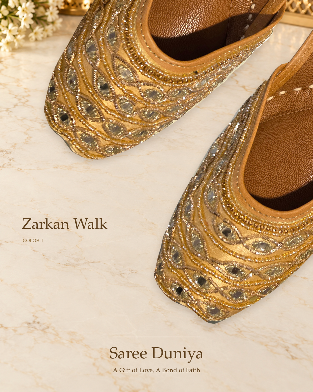 Zarkan Walk (Jutti) — Color J original shoes, embroidery-focused editorial photo