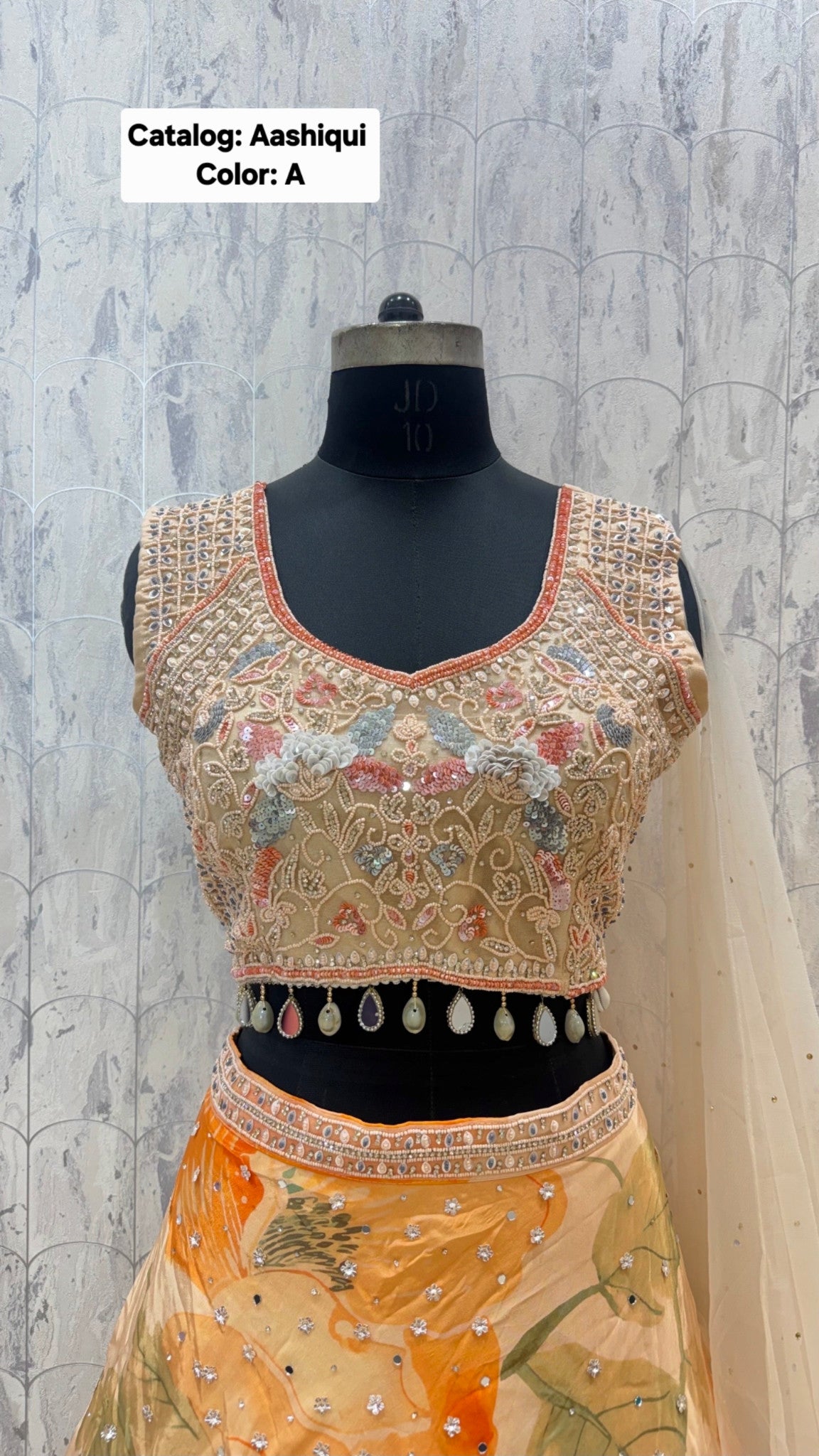 Aashiqui - Color A - blouse detail