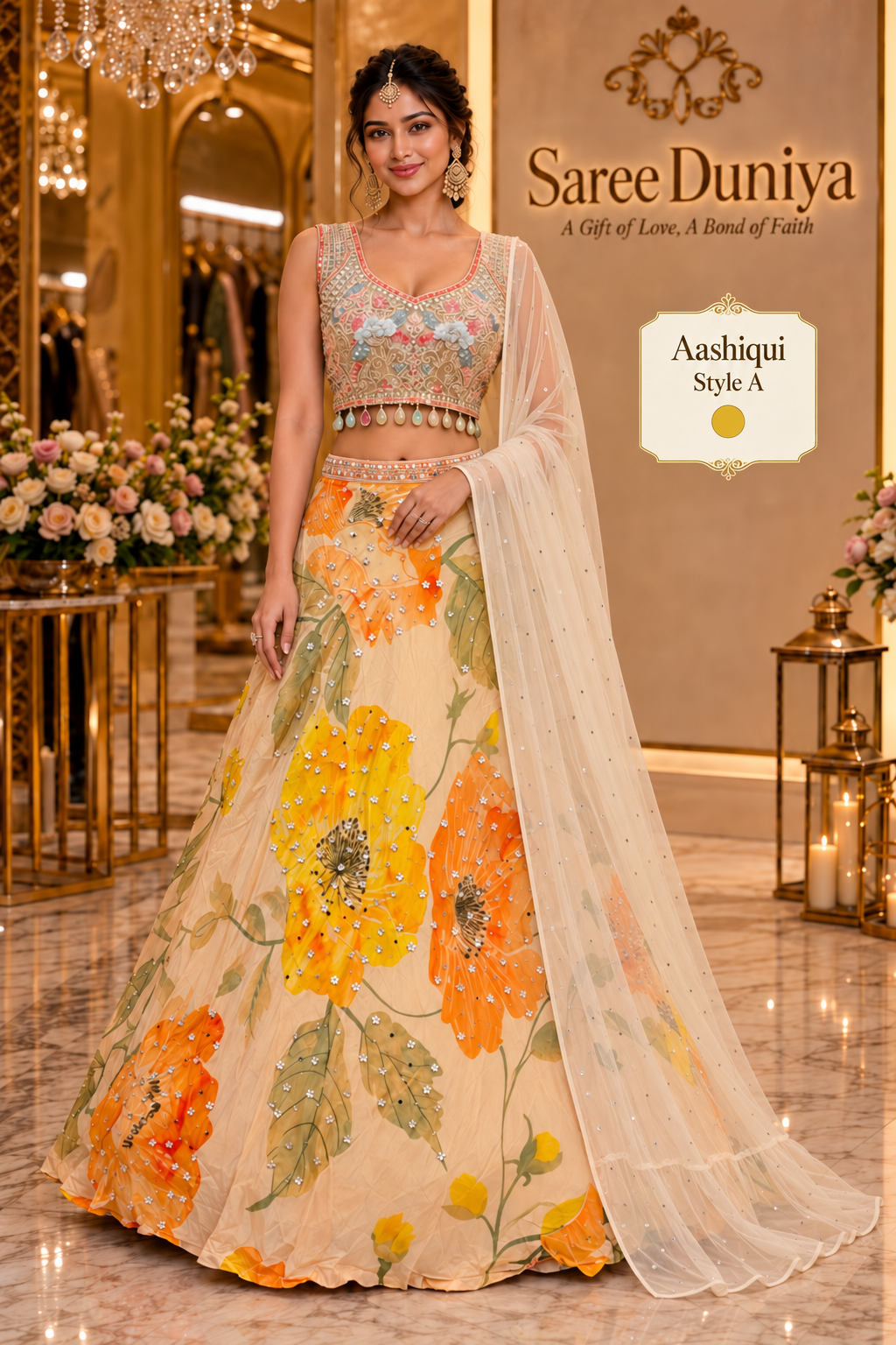 Aashiqui - Color A - AI-styled model image