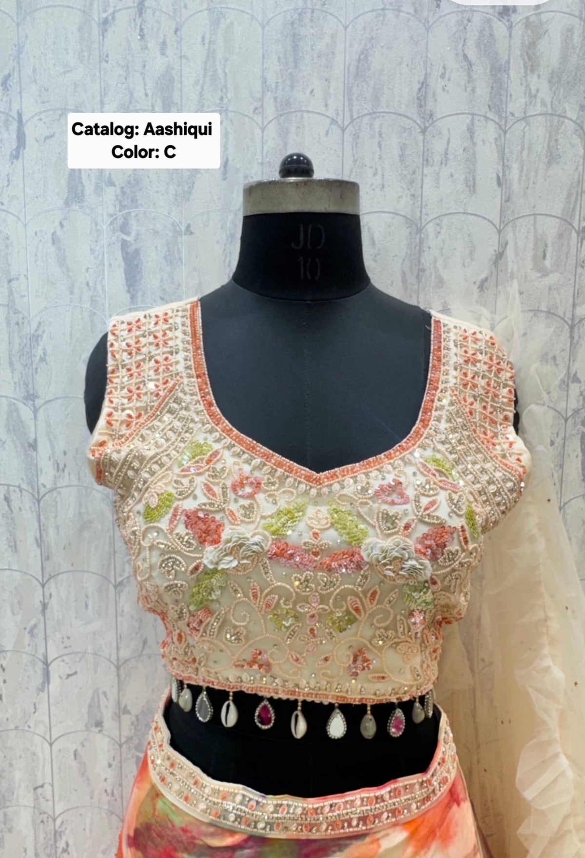 Aashiqui - Color C - blouse detail
