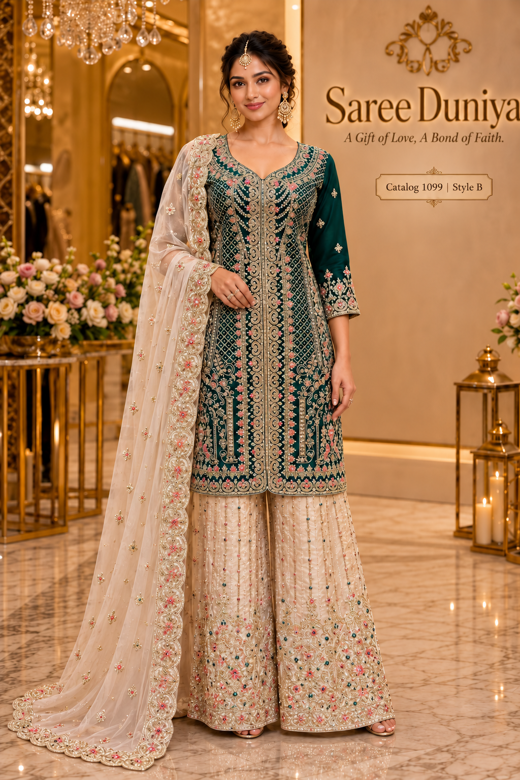 Catalog 1099, Style B, AI-assisted model presentation