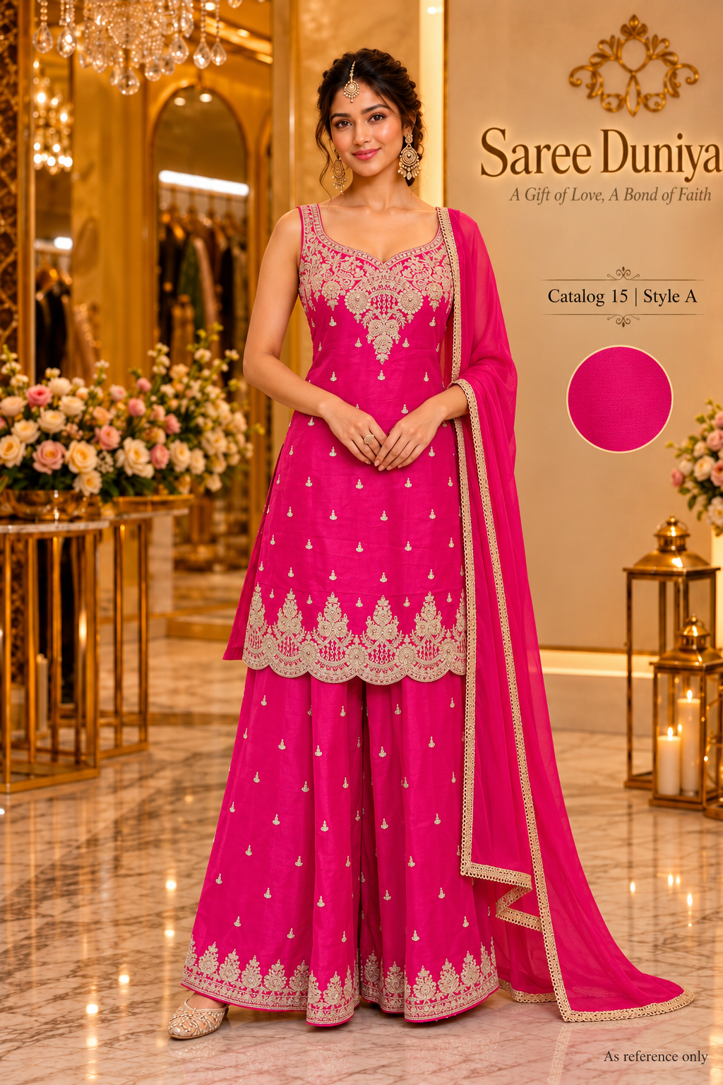 Catalog 15 - Style A - model image. As reference only.