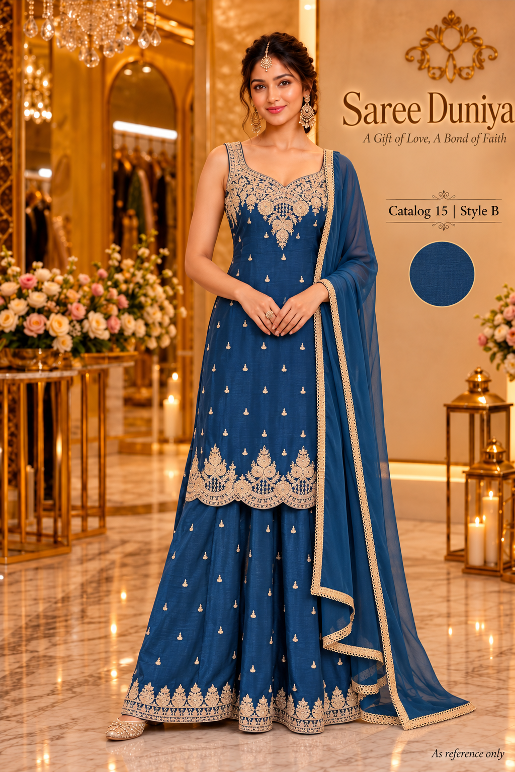 Catalog 15 - Style B - model image. As reference only.