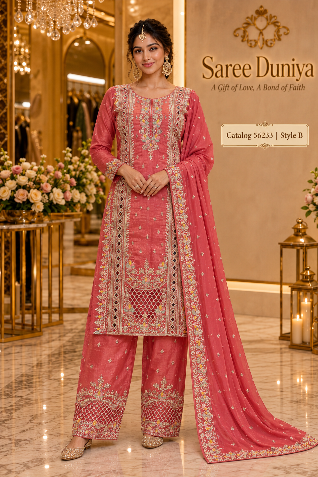 Catalog 56233, Style B, AI-assisted model presentation