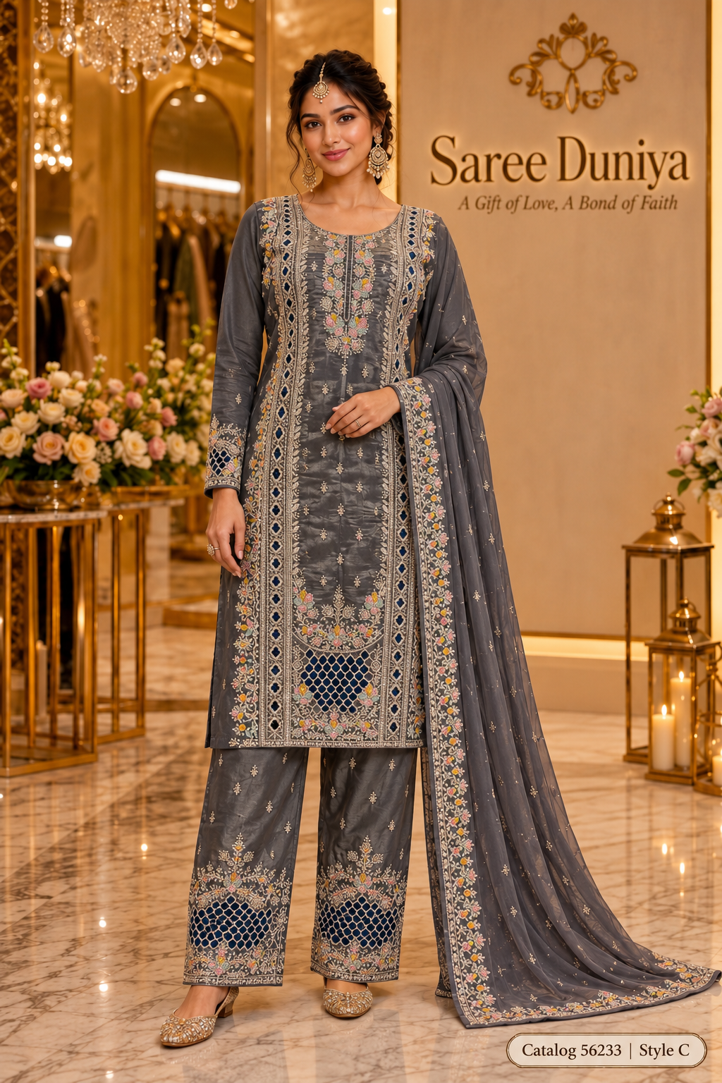Catalog 56233, Style C, AI-assisted model presentation