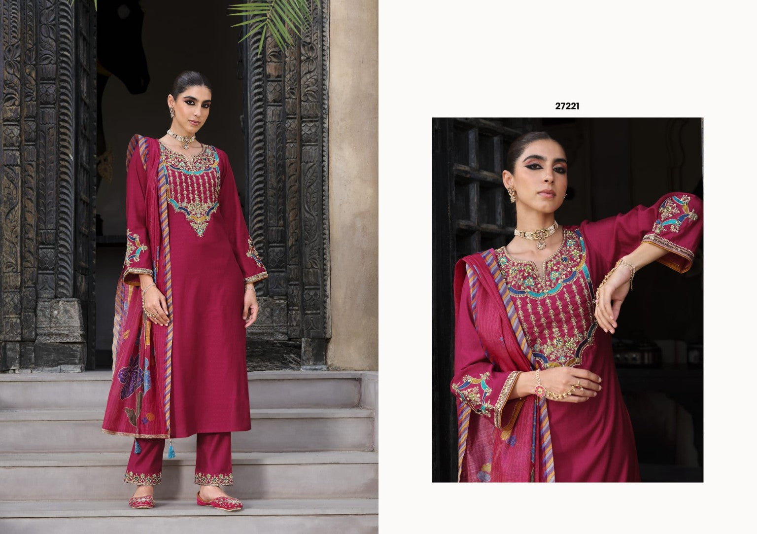 Catalog Deepika style 27221 magenta