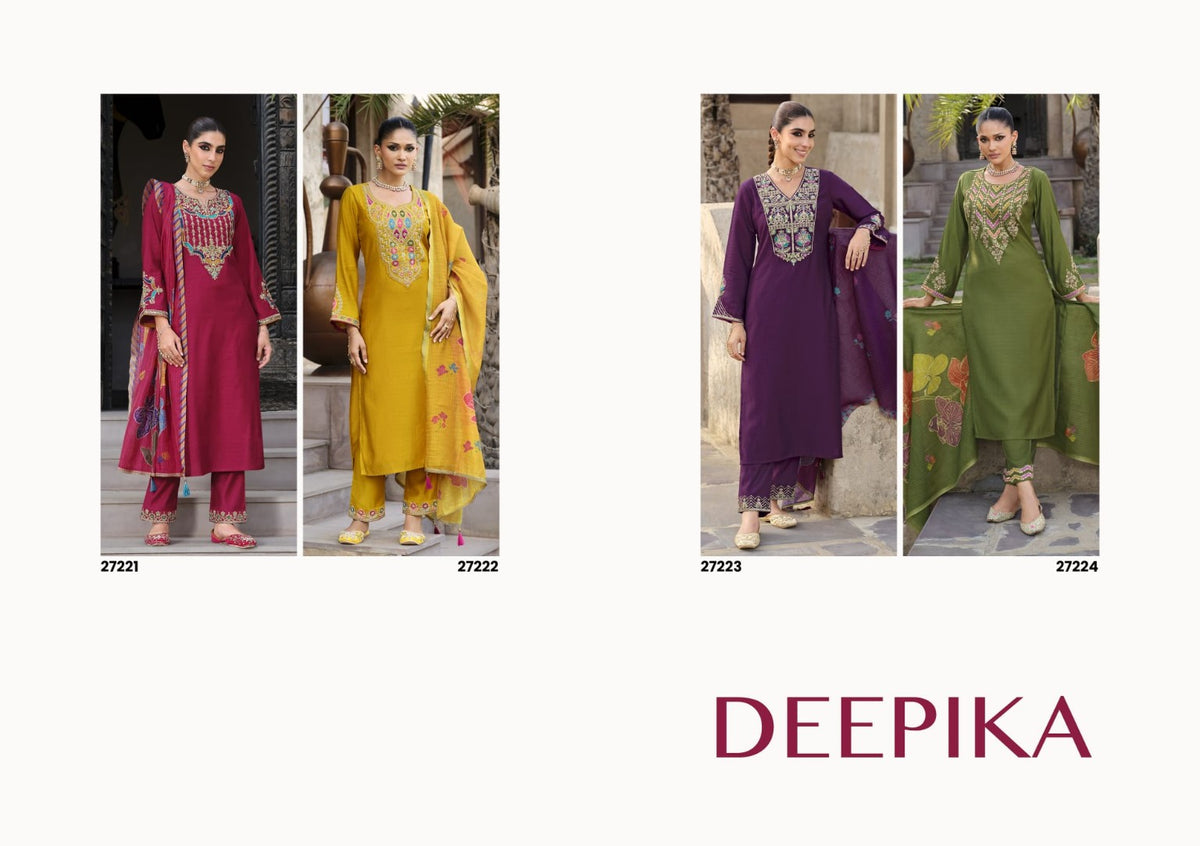 Catalog Deepika styles 27221 to 27224