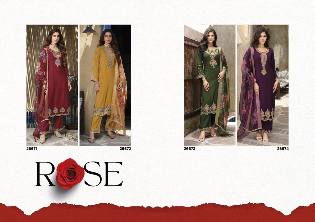Catalog Rose styles 26671, 26672, 26673, and 26674