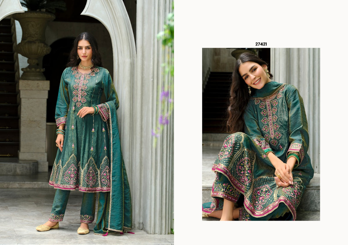 Catalog Sajni style 27421 teal