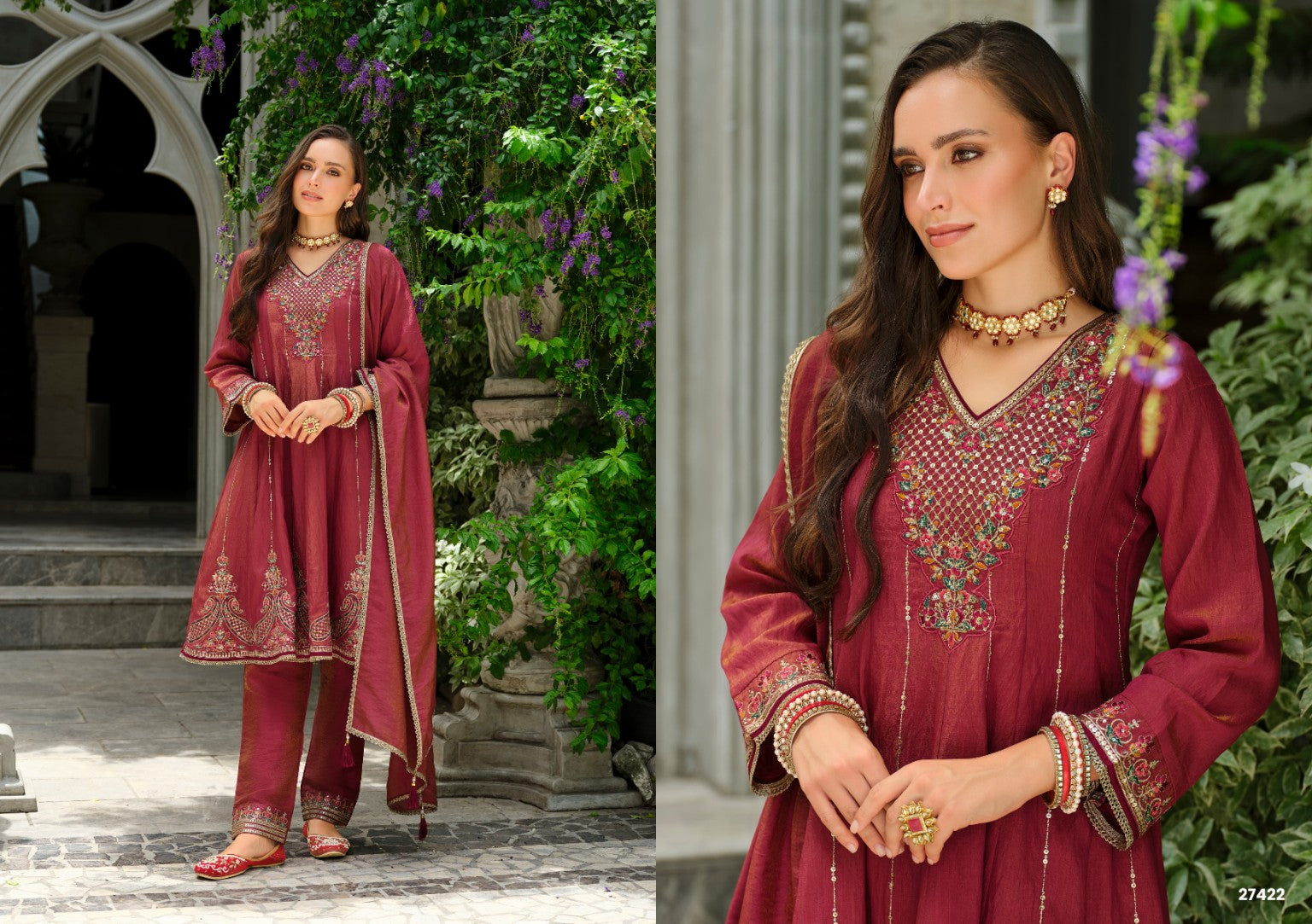 Catalog Sajni style 27422 raspberry