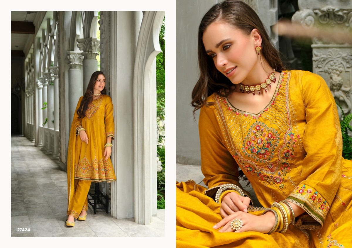 Catalog Sajni style 27424 mustard