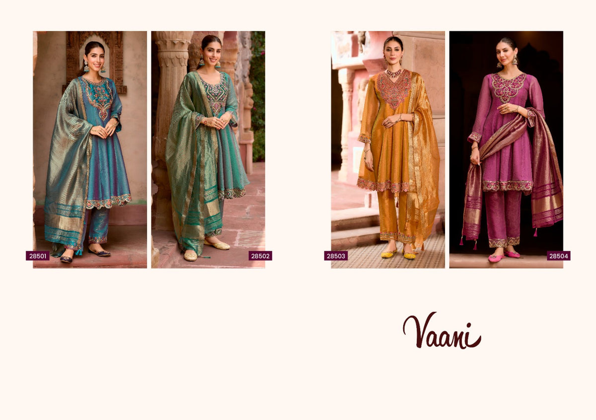Catalog Vaani styles 28501 to 28504
