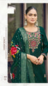 Noora style 1004 Emerald Green detail designer stitched suit, original photo