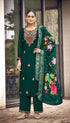 Noora style 1004 Emerald Green designer stitched suit, original photo