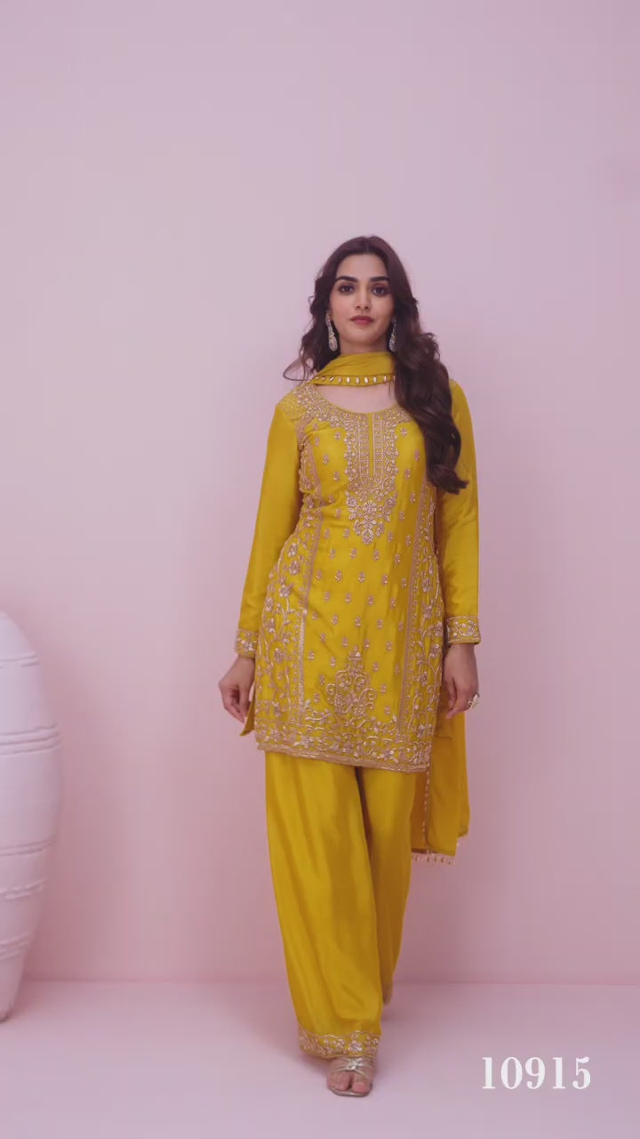 Avni style 10915, original product video showing the fully stitched designer suit