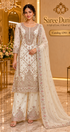 Catalog 1293 Style B - Ivory designer stitched suit - AI-assisted model styling image
