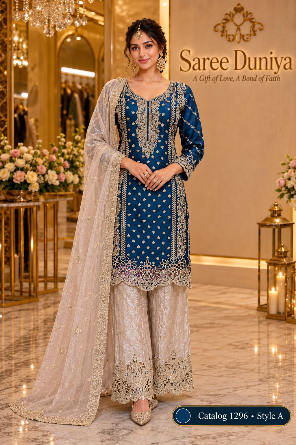 Catalog 1296 Style A - AI-assisted model styling image based on clearer supplier reference