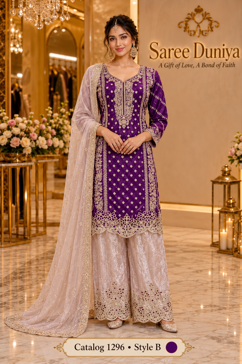 Catalog 1296 Style B - AI-assisted model styling image based on clearer supplier reference